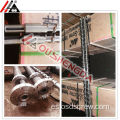 Barril de tornillo extrusor de 50 mm para cable PVC / R-PVC